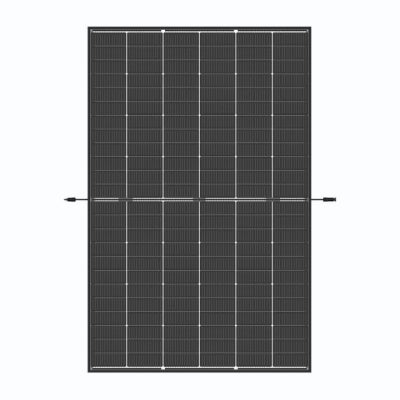 Trinasolar 445W Vertex S+ Dual Glass N-type i-TOPCon Solar Module - Black Frame Transparent BiFacial