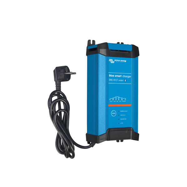 Victron Blue Smart IP22 Battery Charger 24V/8A/230V 1 Output with Schuko Socket