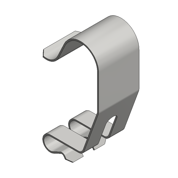 VDV Ss cover clamp cable basket h=35 clip-on