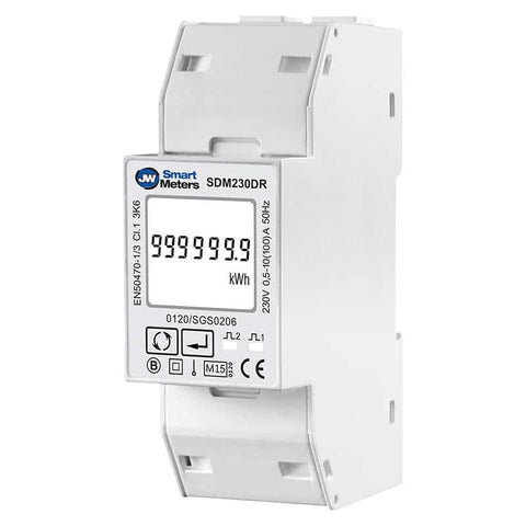 JW SDM230DR DIN RAIL SP KWN Meter