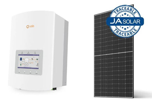 Solis 5Kw inverter + 10 Ja 535W Panels