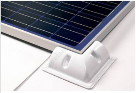 Edge mounting bracket, 4 pieces 190x190x60 mm