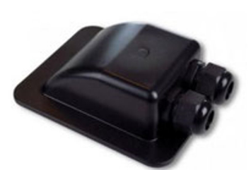 Roof grommet Double Entry Black