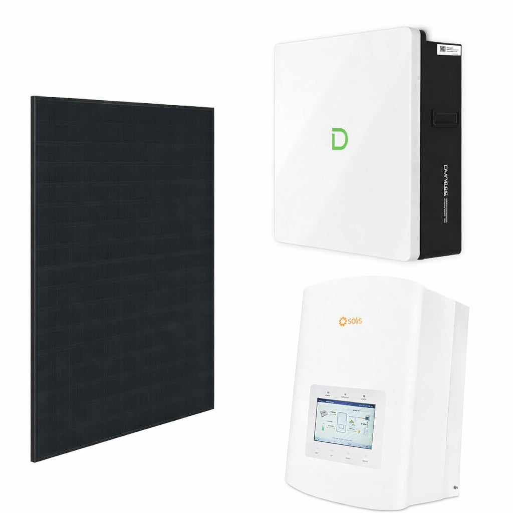 Solar PV + 10kWh Dyness Battery Storage – Solis Hybrid Inverter | 500W ...