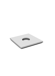 Solarport DF - GM SQUARE PLATE WASHER - M12 40x40x5 - 0000-SQW-001