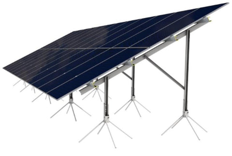 Solarport 12 Panel Modular X-Anchor Ground Mount Kit