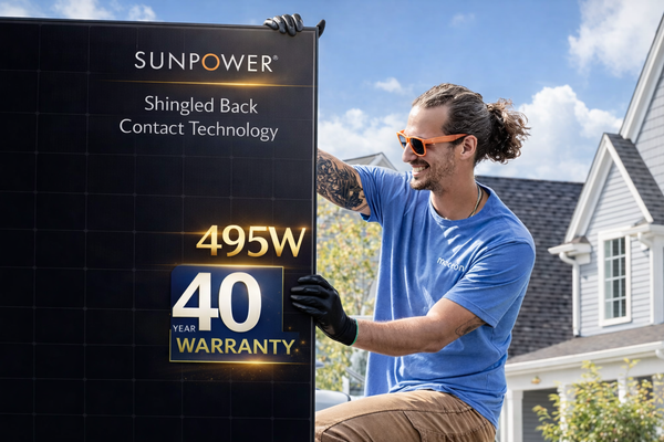 495W M-Class BackContact IBC – Premium Black Bifacial
