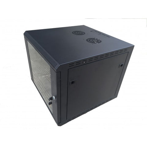 Trident 12U 600X600Mm Black Wallbox