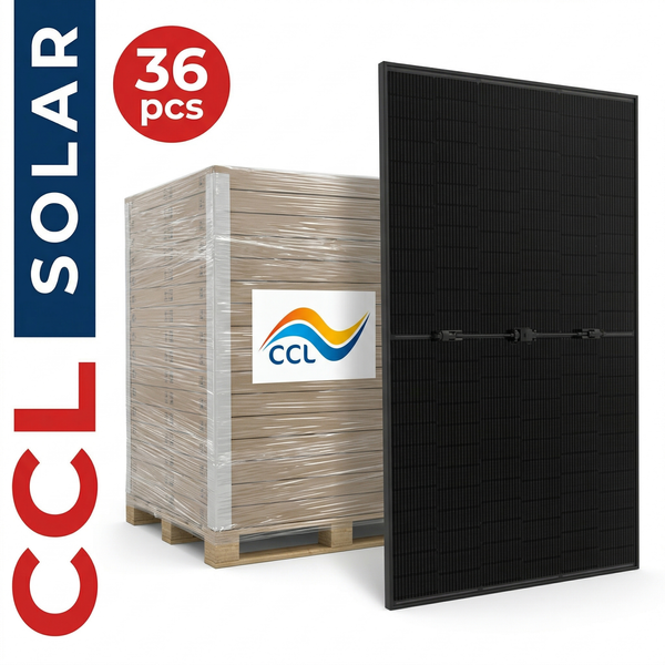 Trinasolar 445W Vertex S+ Dual Glass N-type i-TOPCon Solar Module – Full Black - PALLET OF 36