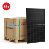 TW 500W N-Type Bifacial Black Frame - PALLET OF 36 - 36x pallet image