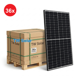 TW 505W N-Type Bifacial Black Frame - PALLET OF 36 - 36x pallet image