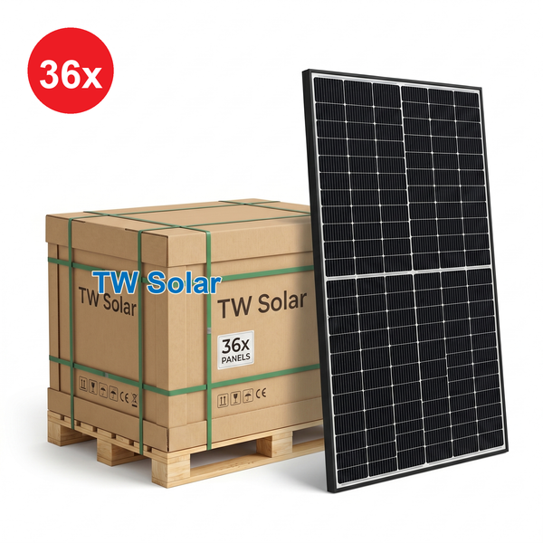 TW 505W N-Type Bifacial Black Frame - PALLET OF 36
