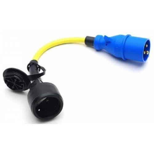 Adapter Cord 16A/250V-Schuko plug/CEE Coupling