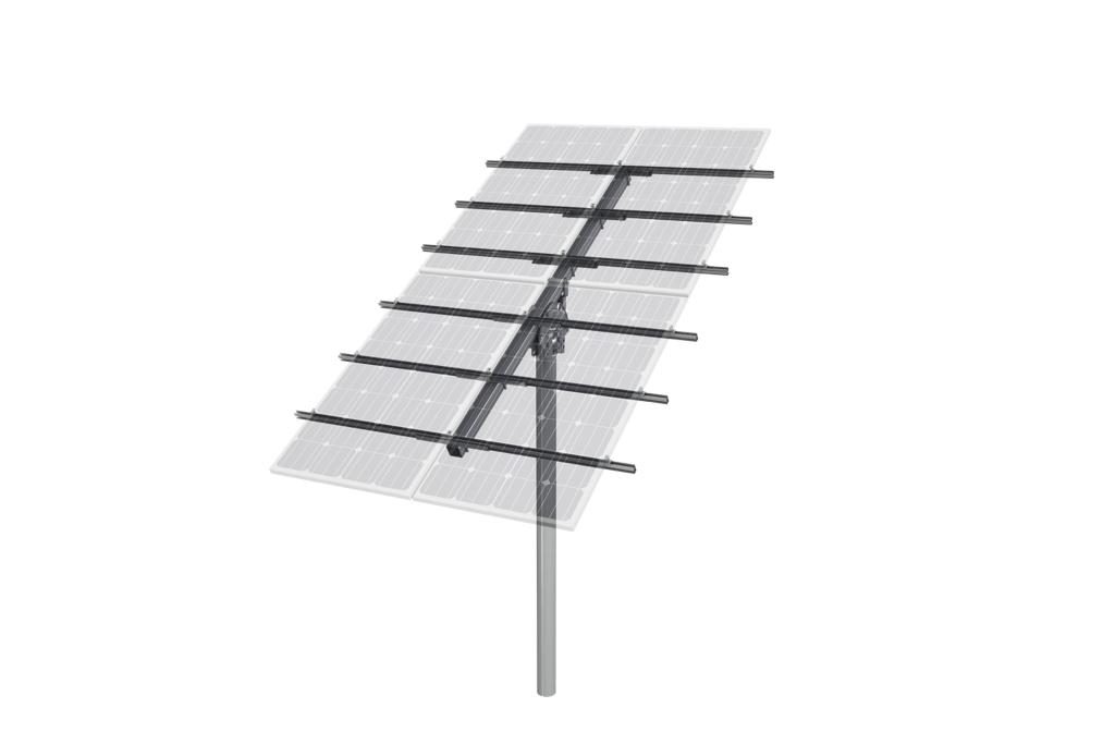 Clenergy Post Mount (4 Panels Kit) With Concrete Base (Pole System)