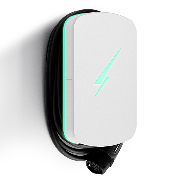 Hypervolt 5m Ultra White Home 3 Pro Tethered EV Charger (EVSE) 7.4kW