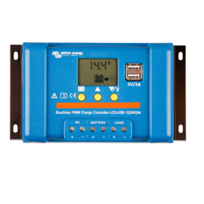 Victron BlueSolar PWM-LCD & USB Charge Controller 12/24V-10A