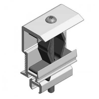 VDV End Panel Clamp for Alu Profile 28-50mm