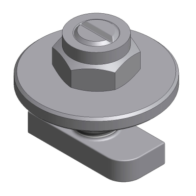 VDV SS Hammerhead Bolt M8x20mm + Lock Nut