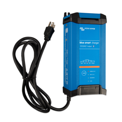 Victron Blue Smart IP22 Battery Charger 12V/20A/120V 1 Output with NEMA 5-15 Socket