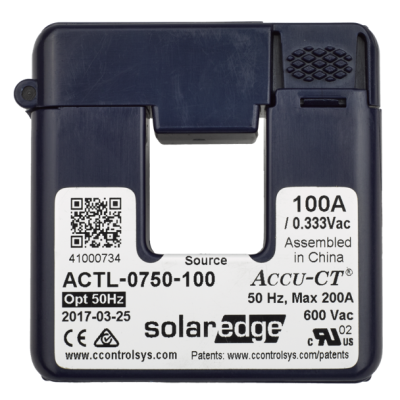 SolarEdge 100A Split-Core Current Transformer